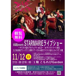 谷島屋presents　STARMARIE ライブショー  〜マリスト拡大プロジェクトvol.12〜　「11/18は浜松アリーナで15周年ツアーだから地元でマリスト拡大しちゃうぞ！の巻」